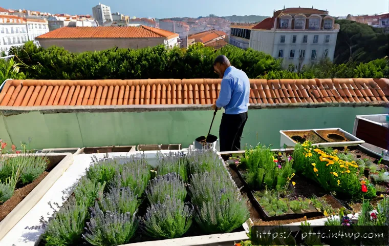 Home 17 도시 내 수분매개자 보존을 위한 법적 기준 - Photorealistic urban pollinator conservation scene in Lisbon, Portugal: a municipal landscape planne...